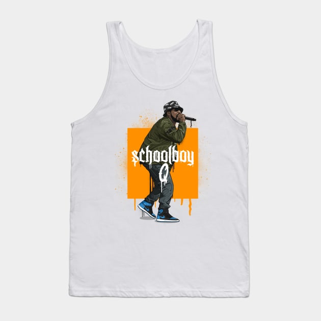 Schoolboy Q Tank Top by BokkaBoom